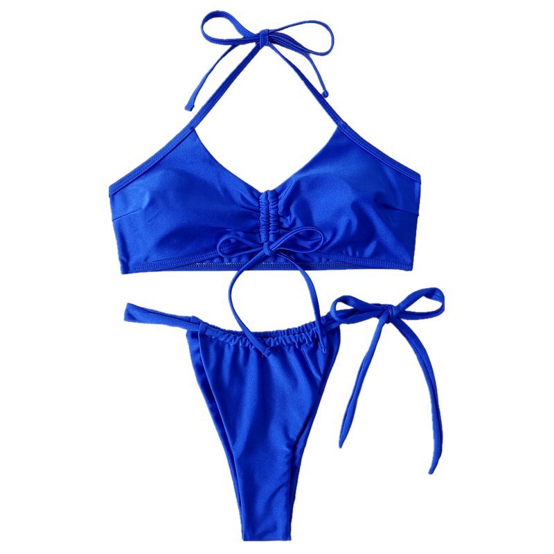 Costume da bagno da donna con collo appeso, due pezzi