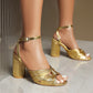 Scarpe col tacco alto con fiocco alla moda da donna