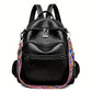 Borsa per donna alla moda in similpelle, borsa a tracolla convertibile, borsa da viaggio, borsa a tracolla, zaino da donna