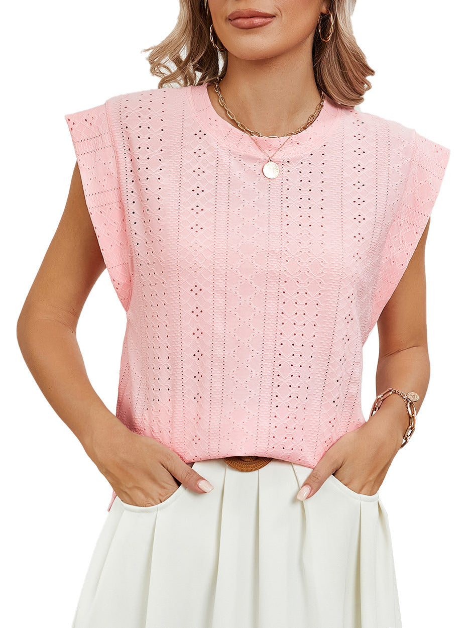 Canotta T-shirt a maniche corte Summer Hollow