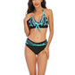 Ladies Nylon Custom Printed Split Bikini