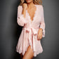 Frauen Nachtwäsche Robe Kleid Spitze Nachtwäsche Mode
