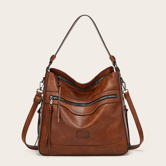 Borsa a tracolla grande e capiente da donna, alla moda