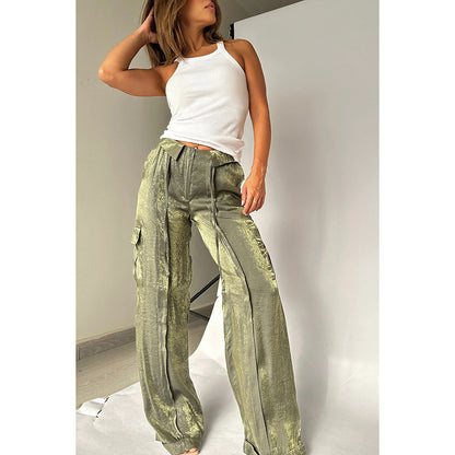 New Fashion Casual Vacation Trousers Womens Clothing