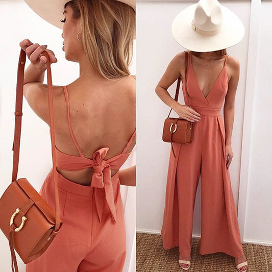 Jumpsuit mit Schnürung