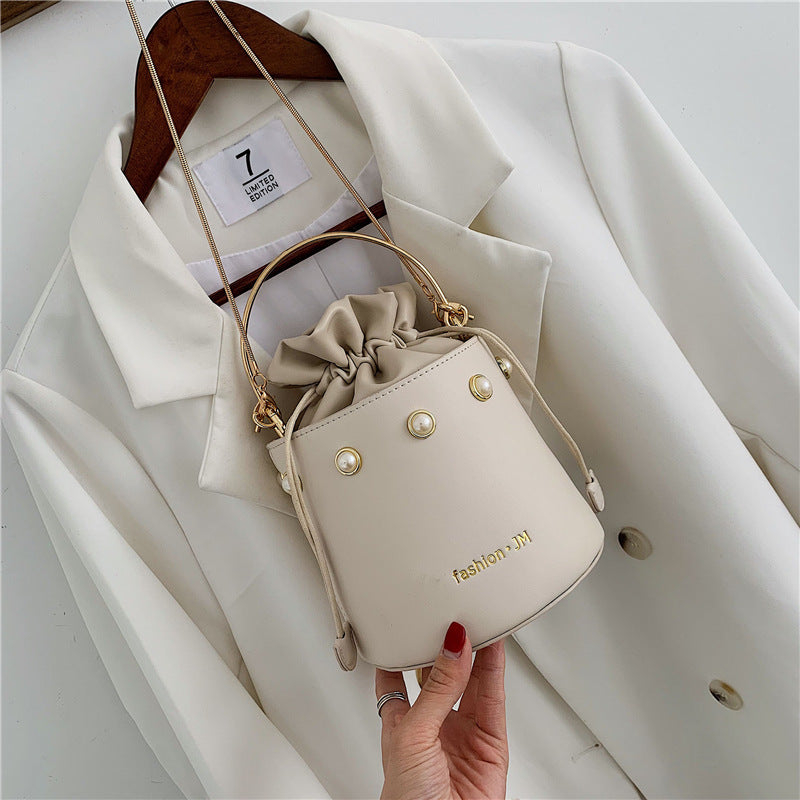 Vielseitige, tragbare Beuteltasche mit Kordelzug