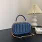 Chain Box Bag Women's Fashion Simple Portable Shoulder Messenger Bag