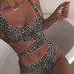 Solid Color One-piece Swimsuit Solid Color One-piece Bikini