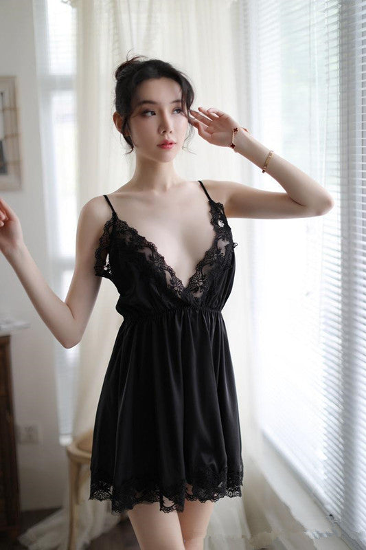 Sexy Nachthemd für Damen, Pyjama-Unterwäsche, sexy Nachthemd für Damen, Pyjama-Unterwäsche