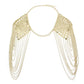 Festival Metal Chain Medieval Inspired Shoulder Pads
