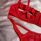 Biancheria intima pesante con lacci alla moda da donna