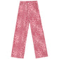 Jeans leopardati Pantaloni larghi e dritti sottili da donna