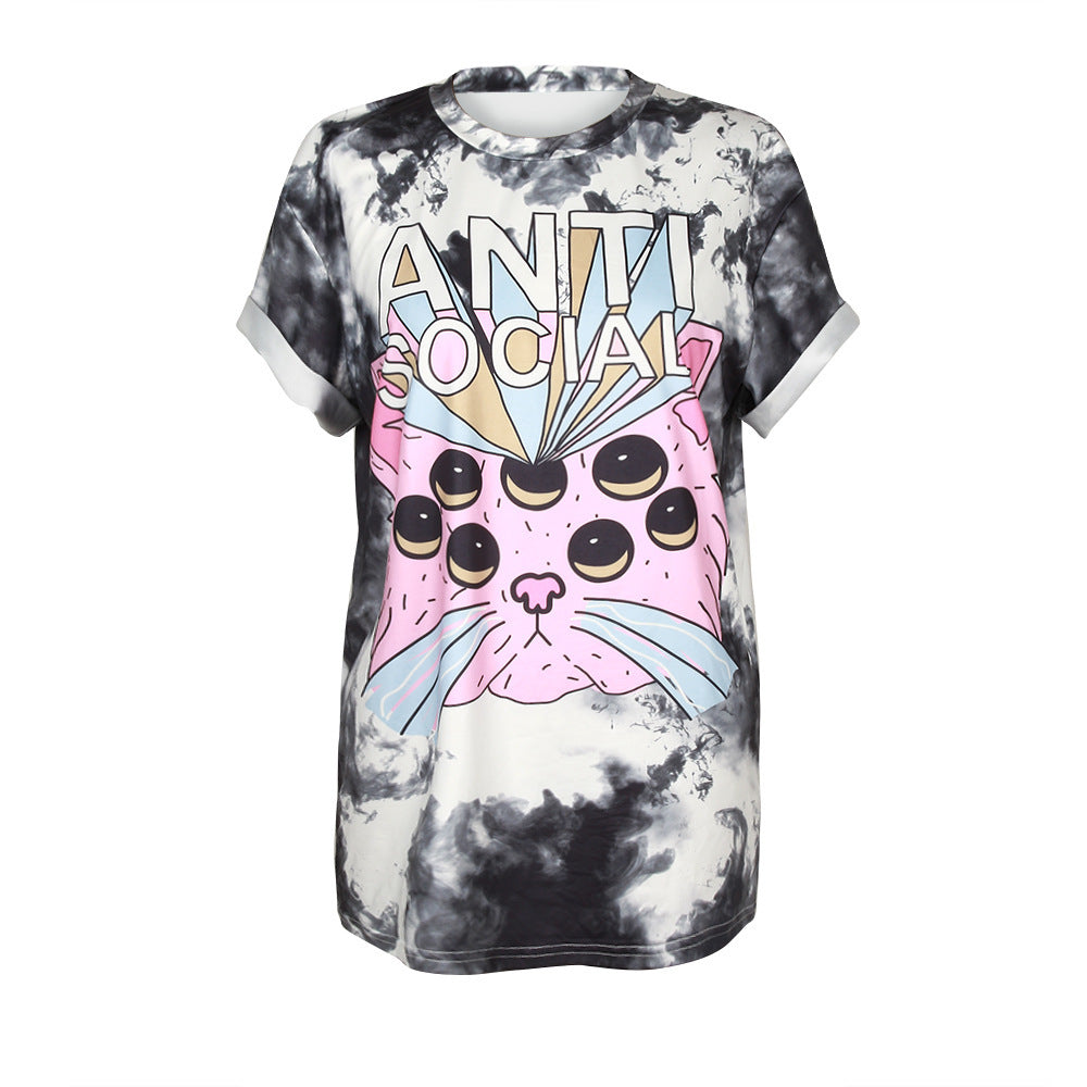 Cute alien print top