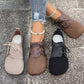 Scarpe da donna taglie forti, stile retrò, con fondo piatto, casual, basse, con lacci, Gommino