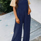 Summer Casual Solid Color Loose Overalls Womens Clothing