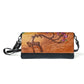 Retro Embossing Colored Clutch Small Toe Cap