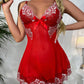 Lingerie Set Suspender Lingerie V-neck Underwear Lace Lingerie