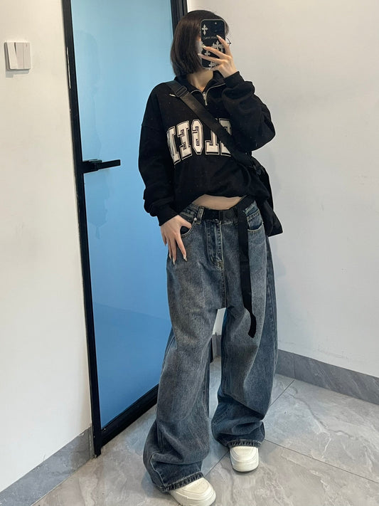 Women's Vintage Loose Wide Leg Jeans