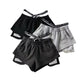 Lauf-Hotpants mit hoher Taille für Damen