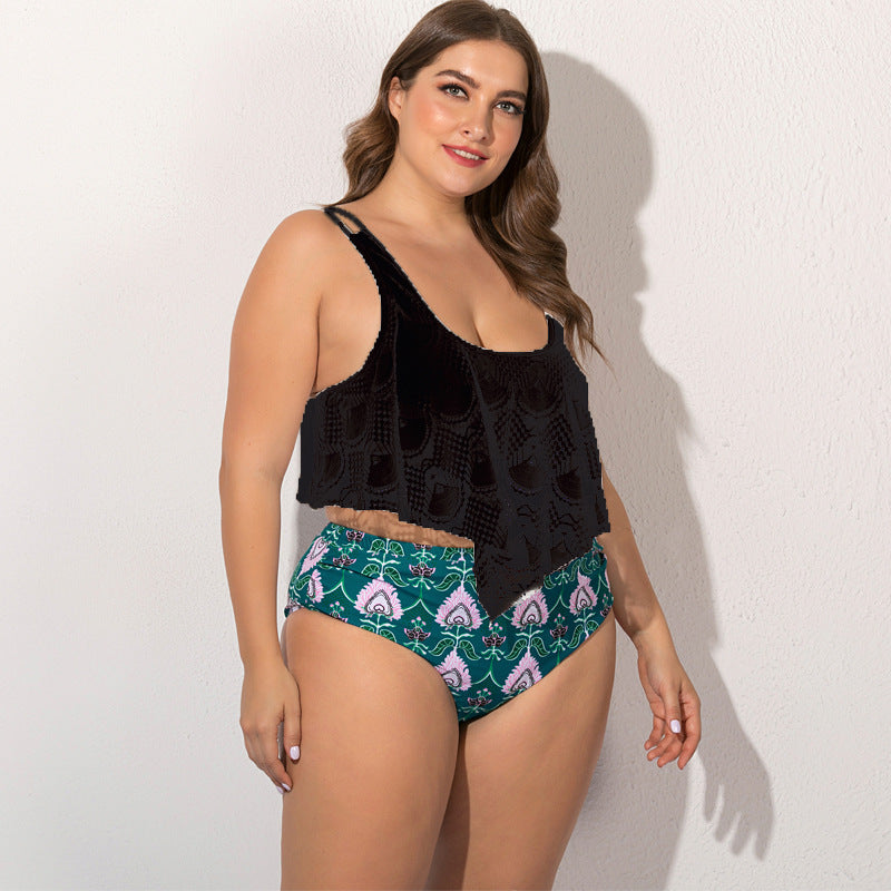 Damen Split Bikini in Übergröße