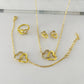 5 pezzi moda farfalla pendenti collana orecchini anello bracciale set per le donne set di gioielli da sposa matrimonio gioielli regalo