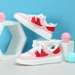 Coppia di scarpe da ginnastica con plateau morbide e comode