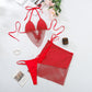 Set di tre pezzi per donna con reggiseno a triangolo con cristalli colorati e cinturino per la biancheria intima