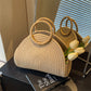 New Urban Simple Holiday Casual Handbag Fashion Trend Woven Bag