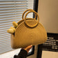 New Urban Simple Holiday Casual Handbag Fashion Trend Woven Bag