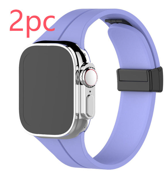 Folding Buckle Strap Sports Silicone Butterfly Buckle Strap