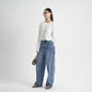 Blau Gewaschen Lose Jeans High-end-frauen Hosen High-grade