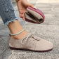 Scarpe da donna taglie forti, stile retrò, con fondo piatto, casual, basse, con lacci, Gommino