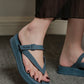 Celebrity Breathable Platform Flip Flops For Women