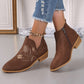 High Heel Spitz zulaufende Stiefeletten Damen