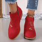 High Heel Spitz zulaufende Stiefeletten Damen
