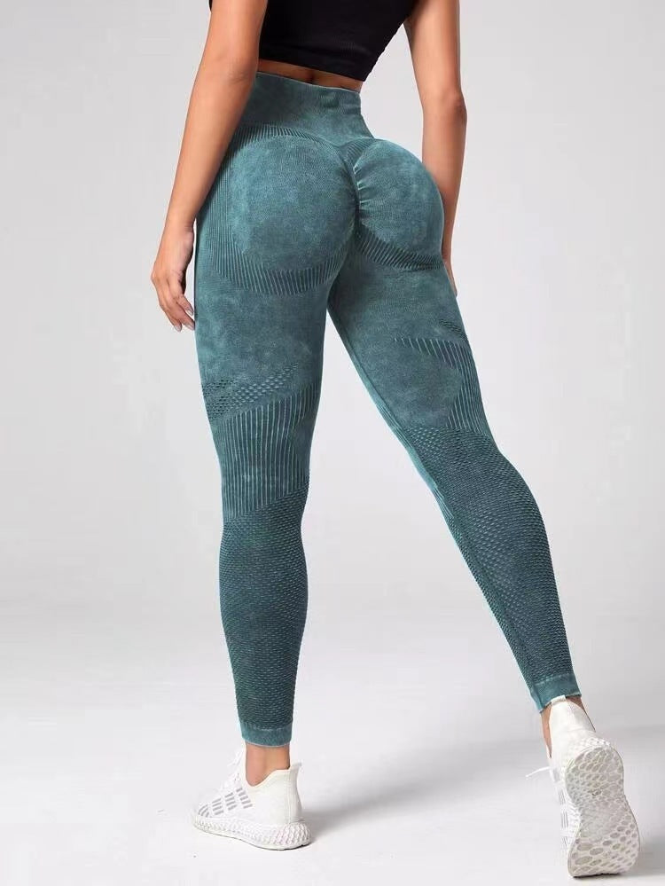 Pantaloni sportivi da yoga, fitness e moda, abbigliamento da donna