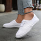 Scarpe da corsa da donna, bianche, solide