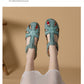 Casual Women's Sandals Stitching Non-slip Light Soft Tendon Bottom Plus Size Retro