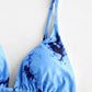 Tie-dye printed bikini