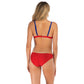 Split sexy two piece swimsuit