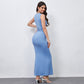 Modisches Etuikleid mit hoher Taille für Damen