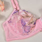 Gonna a pieghe con fodera in nastro ricamato alla moda da donna, set da quattro pezzi con sigillo in vita
