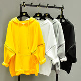 Loose Plus Velvet Thick Mid-length Pullover Hoodie