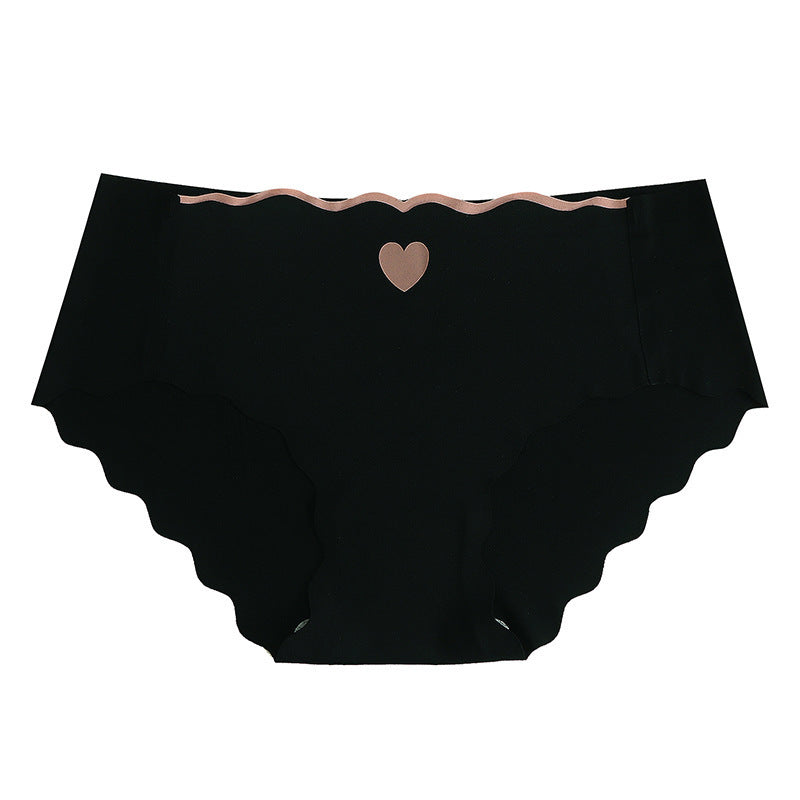 Biancheria intima in seta ghiacciata senza cuciture alla moda per donna