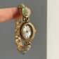 Jade Oval Small Dial Watch Female Bracelet