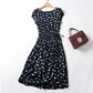 Cotton silk dress