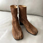 Niche Genuine Leather Split Toe Trotter Women's Shoes