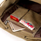 Men And Women Canvas Backpack Large-capacity Bucket