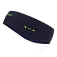 Fascia per capelli con fascia per capelli con Bluetooth wireless per sport all'aria aperta, assorbente del sudore, fascia per capelli ombreggiante per yoga