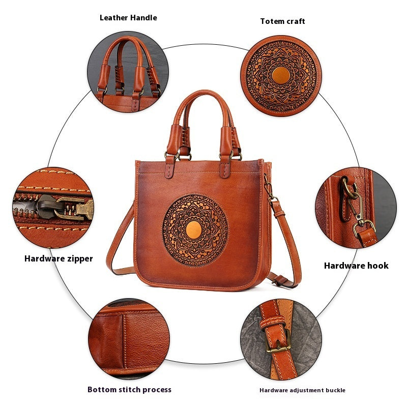 Künstlerische Umhängetasche im chinesischen Stil, neue modische All-Match-Damenhandtasche